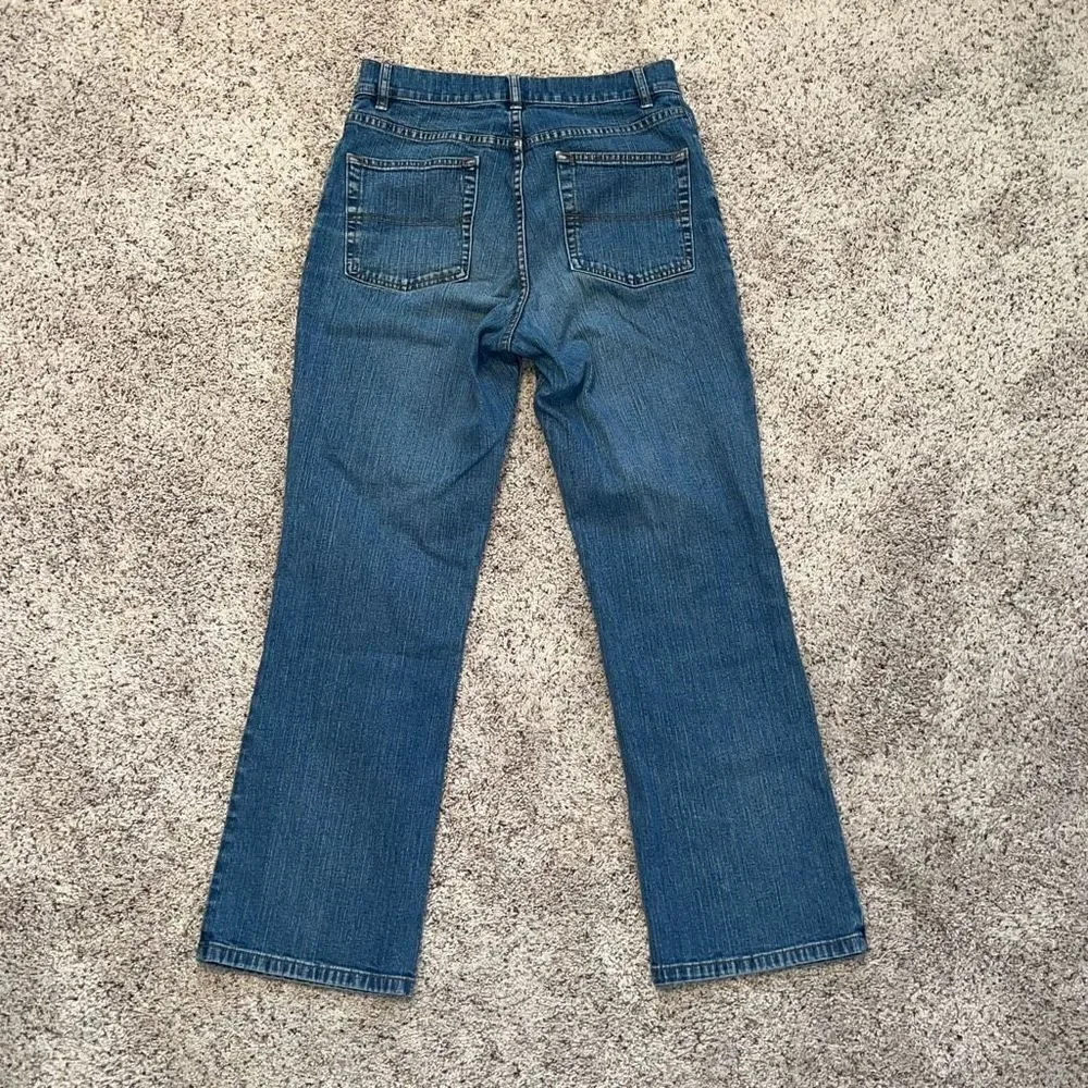 L.L. Bean Ladies Classic‎ Straight Leg Jeans Size 10